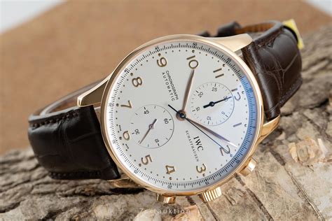 iwc portugieser chronograph gold|iwc portugieser chronograph review.